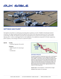 septimus gas plant