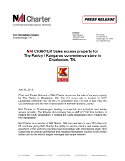 NAI CHARTER Sales excess property for The Pantry / Kangaroo