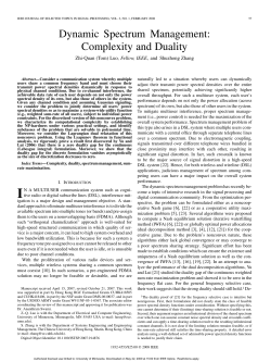 Dynamic Spectrum Management: Complexity and Duality