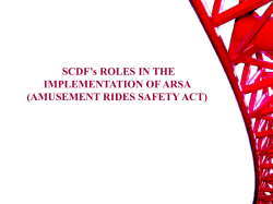 AMUSEMENT RIDES SAFETY ACT - Singapore Civil Defence Force