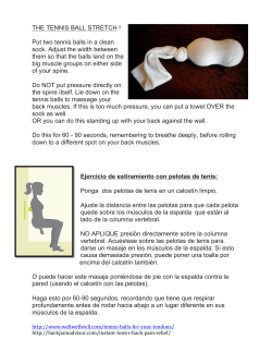 THE TENNIS BALL STRETCH ! Put two tennis balls in a clean sock