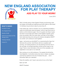 June Newsletter - New England Association for Play Therapy