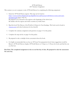 2. Chapters 5-6: World - Atlanta Public Schools