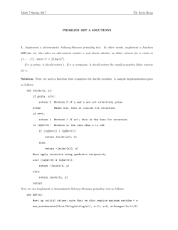 Math 7 Spring 2017 TA: Serin Hong PROBLEM SET 6 SOLUTIONS