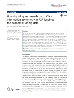 How signaling and search costs affect information asymmetry in P2P