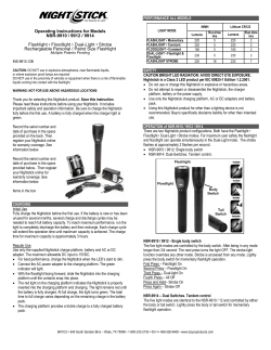 Operating Instructions for Models NSR-9910