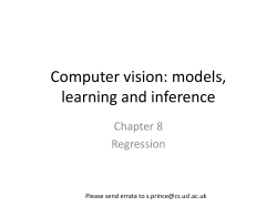 Computer vision: models, learning and inference