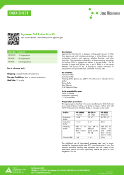 Agarose Gel Extraction Kit