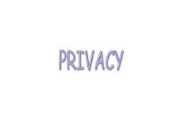 Privacy - PCT Research Group