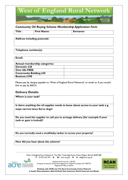 membership form - West of England Rural Network