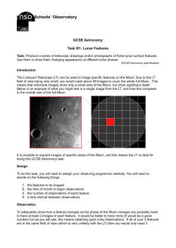 MS Word Format - National Schools` Observatory