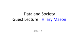 Lecture announcements