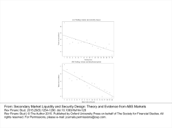 Secondary Market Liquidity and Security Design