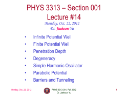 PHYS 1443 * Section 501 Lecture #1