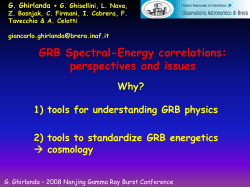 Diapositiva 1 - UNLV High Energy Astrophysics