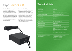 Cajo Tailor CO2 Product Card