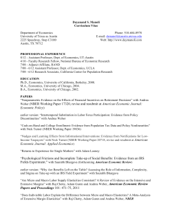 Economic Journal: Applied Ec