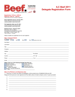 ILC Registration Form