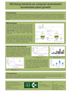 Nitrifying bacteria as compost amendment accelerates plant growth