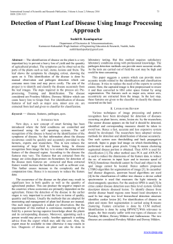 Detection of Plant Leaf Disease Using Image Processing Approach