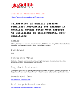 Calibration of aquatic passive samplers: Accounting for changes in
