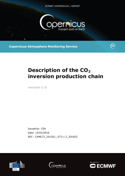 Description of the CO2 inversion production chain