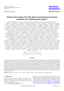 Planck early results. XX. New light on anomalous microwave