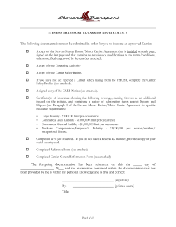 stevens transport tl carrier requirements