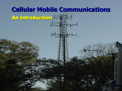 Cellular Mobile Communications - GCG-42