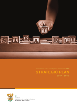 IPID Strategic Plan 2014 2019.indd