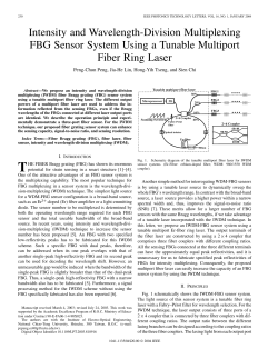 Intensity and Wavelength-Division Multiplexing FBG Sensor System
