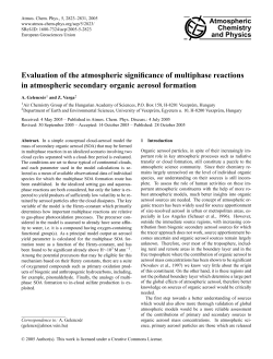 Evaluation of the atmospheric significance of multiphase reactions in