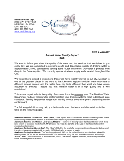 2006 Water Quality Report