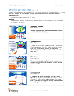 Chemical science series