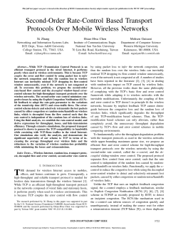 Second-Order Rate-Control Based Transport Protocols Over Mobile