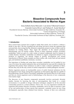 Bioactive Compounds from Bacteria Associated to Marine Algae