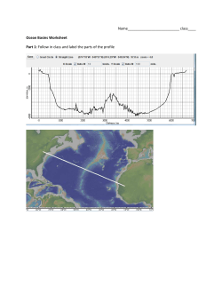 Ocean Basins Worksheet