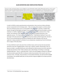 ai/an definition and verification process