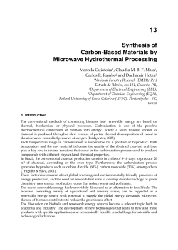 Synthesis of Carbon-Based Materials by Microwave