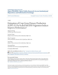 Estimation of Crop Gross Primary Production (GPP): II. Do Scaled