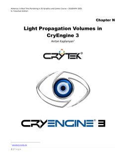 Light Propagation Volumes in CryEngine 3