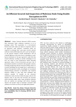 An Efficient Secured And Inspection of Malicious Node