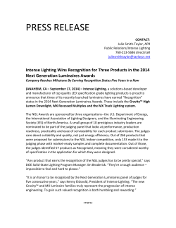 Press Release - NGL Recognized 5 Years in a Row