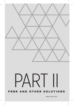 FRBR, Before and After: A Look at Our Bibliographic