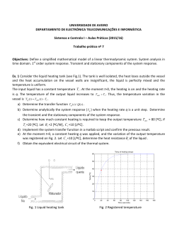 UNIVERSIDADE DE AVEIRO DEPARTAMENTO DE ELECTR&Oacute;NICA