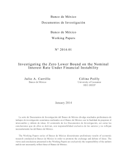 Investigating the Zero Lower Bound on the