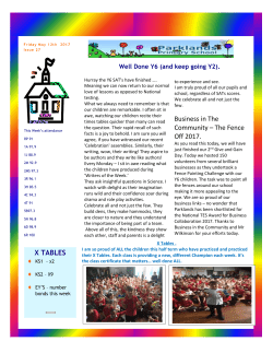 12th May - Parklands Primary School