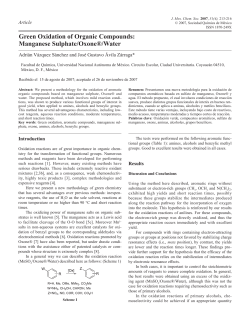 Green Oxidation of Organic Compounds