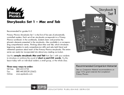 Storybook Storybooks Set 1 &ndash; Mac and Tab