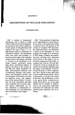 Descriptions of Nuclear Explosions